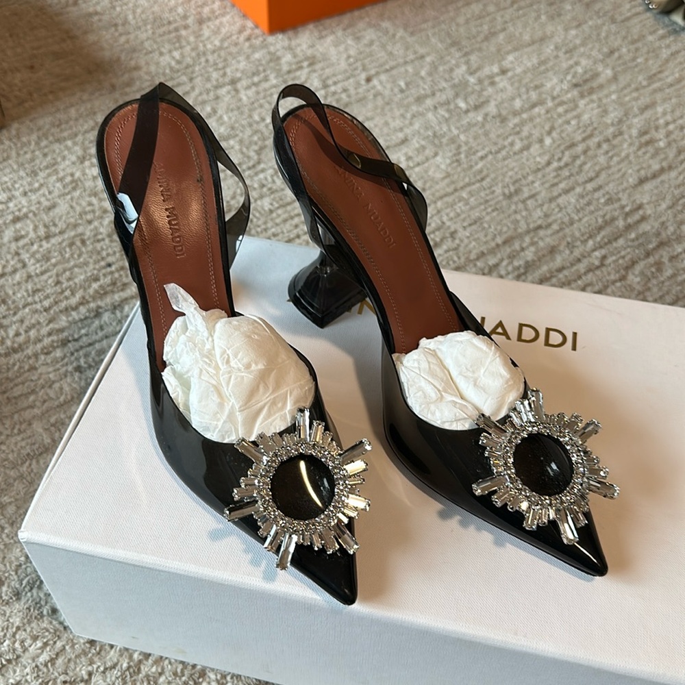 Amina muadi begum black pvc like new